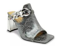 Ryder Sandal Silver Snake Embossed view