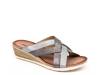 Zara Wedge Sandal Pewter/Silver Crackle view