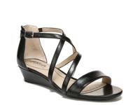 Yolanda Wedge Sandal Black view