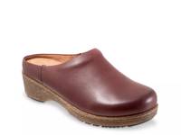 Arvada Clog Dark Red view