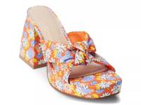 Esme Platform Sandal Orange/Multicolor Floral Print view