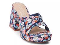 Esme Platform Sandal Navy/Multicolor Floral Print view