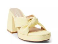 Esme Platform Sandal Yellow view