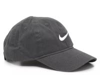 Nan Swoosh Baseball Cap - Kids' Black/White view