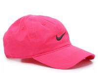 Nan Swoosh Baseball Cap - Kids' Hot Pink/Black view