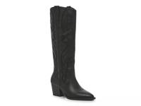 Sila Wide Calf Western Boot Black view