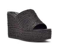 Everie Wedge Sandal Black view