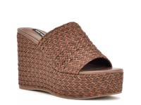 Everie Wedge Sandal Dark Brown view