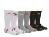 Russell Wilson Cushioned Kids' Crew Socks - 6 Pack Black/Grey/White view