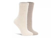 Feather Fleck Women's Crew Socks - 2 Pack Beige/Taupe view