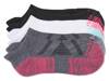Performance Cushioned No Show Socks - 6 Pack Black/White/Grey view