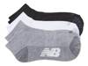 Performance Cushioned Ankle Socks - 6 Pack White/Black/Grey view