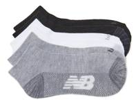 Performance Cushioned Ankle Socks - 6 Pack White/Black/Grey view
