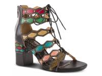Artdeco Platform Sandal Black Multicolor view