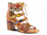 Artdeco Platform Sandal Camel Multicolor view