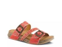 Astra Platform Sandal Red view
