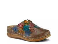 Augi Clog Brown Multicolor view