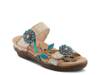 Aymee Wedge Sandal Beige/Multicolor view