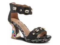 Jewell Platform Sandal Black Multicolor view