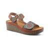 Roshni Wedge Sandal Brown Multicolor view