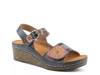 Roshni Wedge Sandal Blue Multicolor view