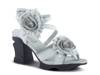 Shelly Platform Sandal Light Grey view