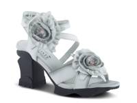Shelly Platform Sandal Light Grey view