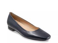 Honor Flat Navy Leather view