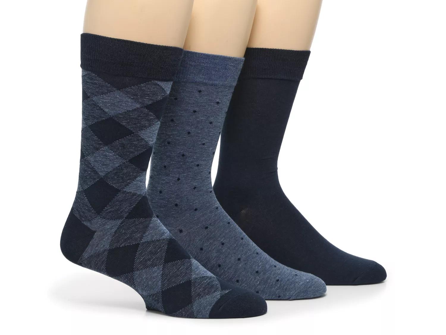 Patterned Crew Socks - 3 Pack - image 2