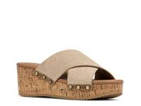 Summer Wedge Sandal Taupe view