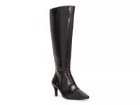Quacia Wide Calf Boot Black Leather view