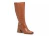Seshlyan Extra Wide Calf Boot Golden Walnut Brown Leather view