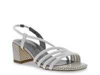 Fling Sandal White Croc Print view