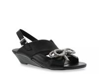 Lady Wedge Sandal Black view