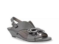 Lady Wedge Sandal Pewter view