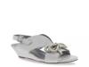 Lady Wedge Sandal White view