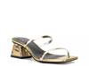 Peace Lily Sandal Gold Metallic view