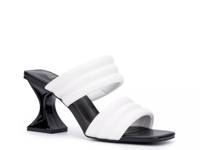 Chenille Sandal White view