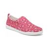 Malibu Slip-On Sneaker Red Poppy Floral Print view