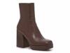 Amalie Platform Bootie Dark Brown view