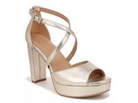 Melody Platform Pump Champagne Leather view