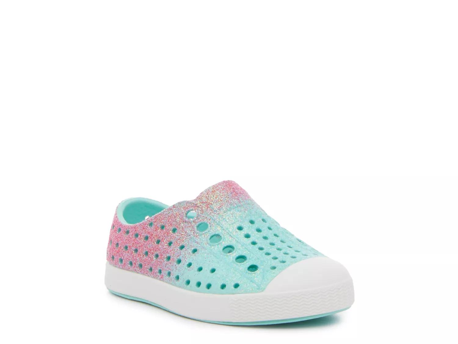 Native Jefferson Slipon Sneaker Kids' In Turquoise/pink