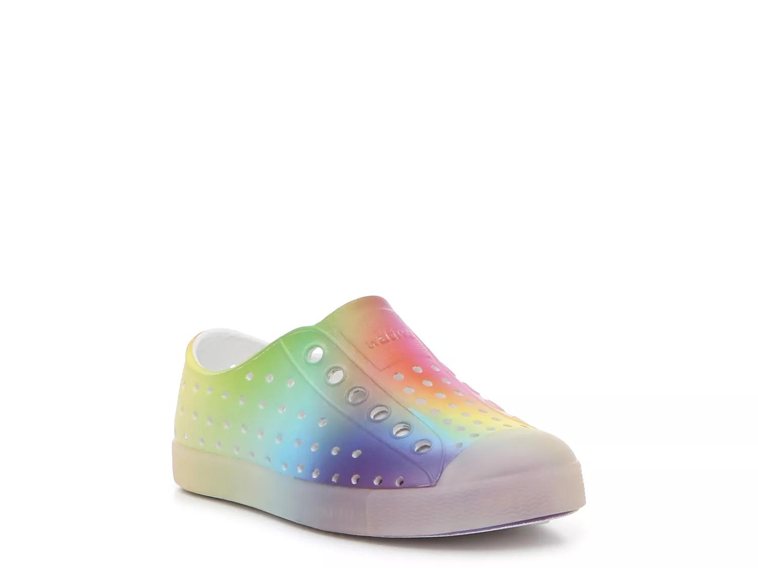 Native Jefferson Slipon Sneaker Kids' In Rainbow Ombre