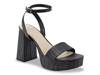 Sadel Platform Sandal Black view