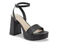 Sadel Platform Sandal Black view
