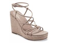 Zarah Wedge Sandal Beige view