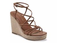 Zarah Wedge Sandal Dark Beige view