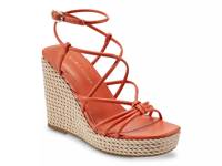Zarah Wedge Sandal Orange view