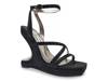 Mirage Platform Sandal Black view