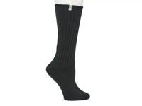 Tyla Slouchy Women's Crew Socks Black view